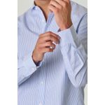 Fashion, accesorii si bijuterii - Barbati - Imbracaminte - Camasi barbati - Camasa barbati Armani Exchange 6DZC36, M INTL, Albastru deschis - Infinity.ro