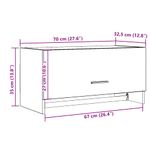 Casa si Gradina - Mobilier - Dulapuri si sifoniere - Sifoniere - Sifonier, stejar artizanal, 70x32,5x35 cm, lemn prelucrat - Infinity.ro