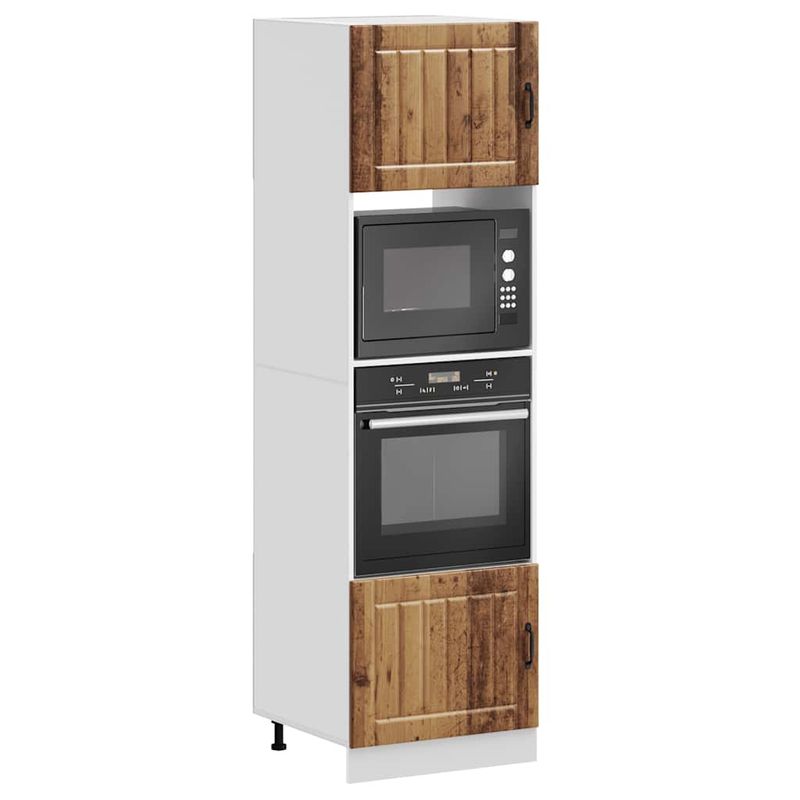 Casa si Gradina - Mobilier - Comode si corpuri - Corpuri bucatarie - Dulapuri pentru cuptor 2 buc KalmarLemn vechi Lemn prelucrat - Infinity.ro