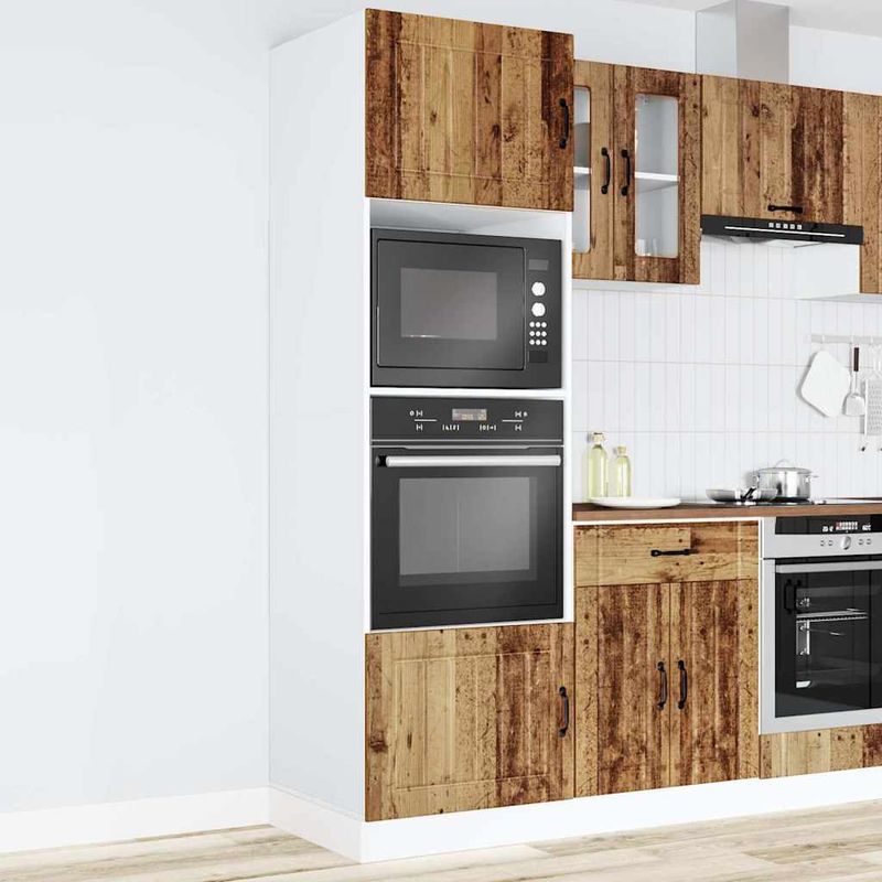 Casa si Gradina - Mobilier - Comode si corpuri - Corpuri bucatarie - Dulapuri pentru cuptor 2 buc KalmarLemn vechi Lemn prelucrat - Infinity.ro