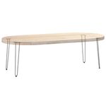 Casa si Gradina - Mobilier - Feronerie si accesorii mobila - Picioare de masa in ac de par 4 buc Otel natural Otel solid, model 2 rods, mărime 72 cm - Infinity.ro