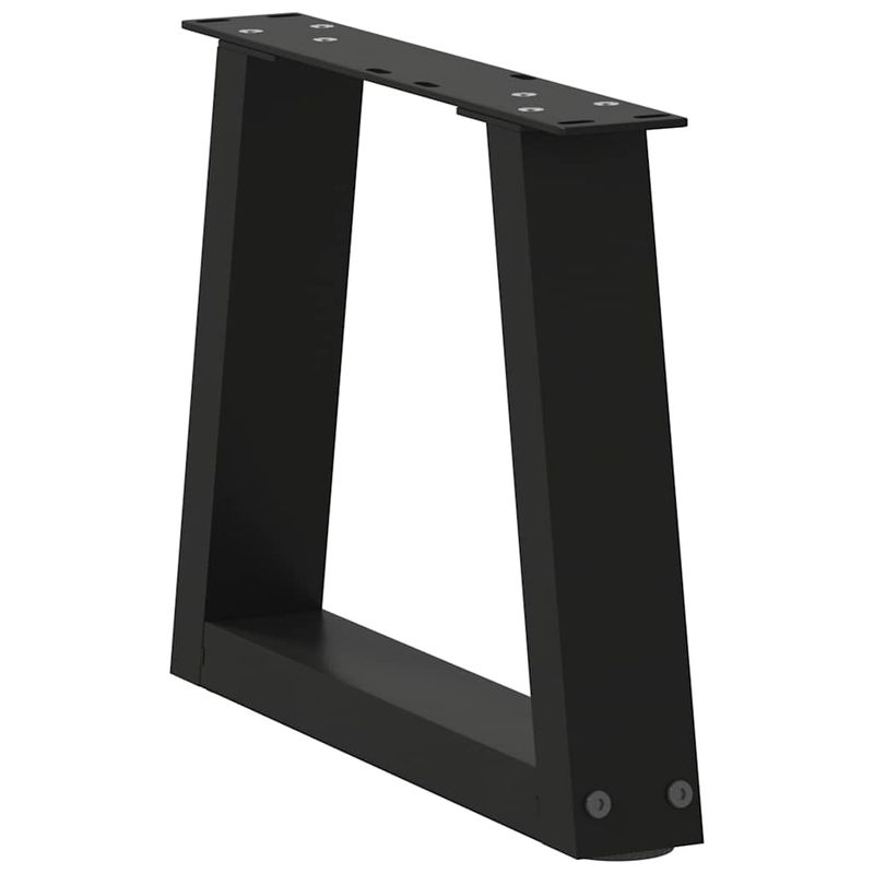 Casa si Gradina - Mobilier - Feronerie si accesorii mobila - Picioare pentru masa in forma de V 2 buc Negru Otel - Infinity.ro