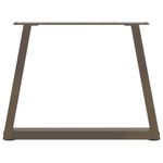 Casa si Gradina - Mobilier - Feronerie si accesorii mobila - Picioare pentru masa in forma de V 2 buc Otel natural Otel - Infinity.ro