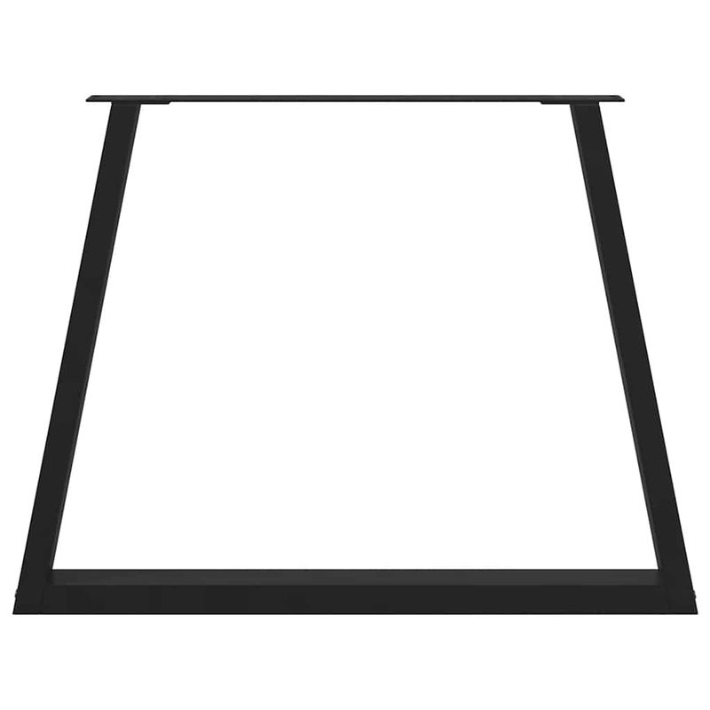 Casa si Gradina - Mobilier - Feronerie si accesorii mobila - Picioare pentru masa in forma de V 2 buc Negru Otel - Infinity.ro