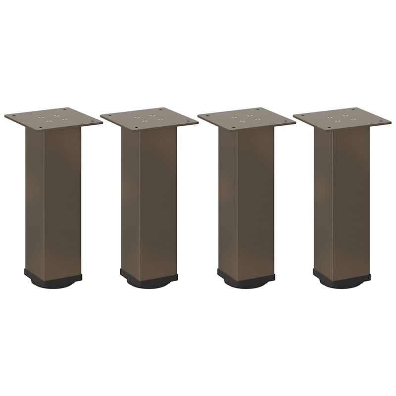 Casa si Gradina - Mobilier - Feronerie si accesorii mobila - Picioare masuta de cafea 4 buc Otel natural 42-44 cm Otel, mărime 42-44 cm (80 mm) - Infinity.ro