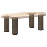 Casa si Gradina - Mobilier - Feronerie si accesorii mobila - Picioare masuta de cafea 4 buc Otel natural 42-44 cm Otel, mărime 42-44 cm (80 mm) - Infinity.ro
