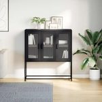 Casa si Gradina - Mobilier - Comode si corpuri - Comode - Dulap, antracit, 100,5x39x107 cm, otel laminat la rece - Infinity.ro