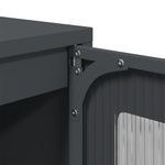 Casa si Gradina - Mobilier - Comode si corpuri - Comode - Dulap, antracit, 100,5x39x107 cm, otel laminat la rece - Infinity.ro
