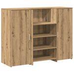 Casa si Gradina - Mobilier - Mese si birouri - Birouri - Birou de receptie Stejar Artisan 135x50x103,5 cm Lemn prelucrat - Infinity.ro