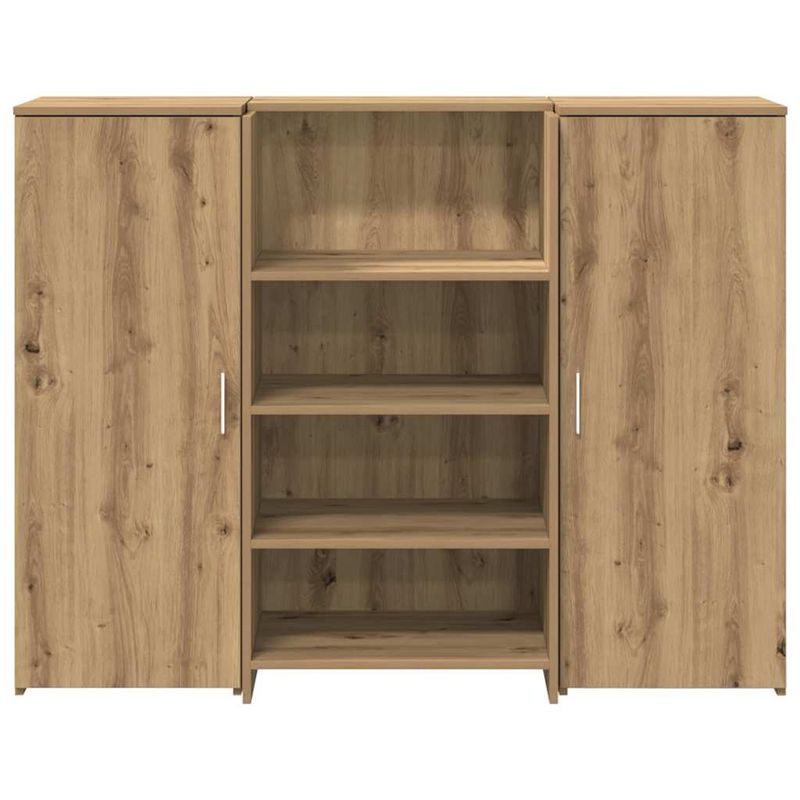Casa si Gradina - Mobilier - Mese si birouri - Birouri - Birou de receptie Stejar Artisan 135x50x103,5 cm Lemn prelucrat - Infinity.ro