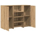 Casa si Gradina - Mobilier - Mese si birouri - Birouri - Birou de receptie Stejar Artisan 135x50x103,5 cm Lemn prelucrat - Infinity.ro