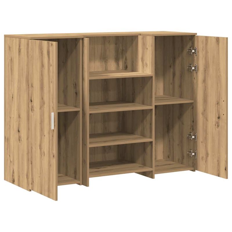Casa si Gradina - Mobilier - Mese si birouri - Birouri - Birou de receptie Stejar Artisan 135x50x103,5 cm Lemn prelucrat - Infinity.ro