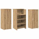 Casa si Gradina - Mobilier - Mese si birouri - Birouri - Birou de receptie Stejar Artisan 135x50x103,5 cm Lemn prelucrat - Infinity.ro