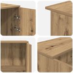 Casa si Gradina - Mobilier - Mese si birouri - Birouri - Birou de receptie Stejar Artisan 135x50x103,5 cm Lemn prelucrat - Infinity.ro