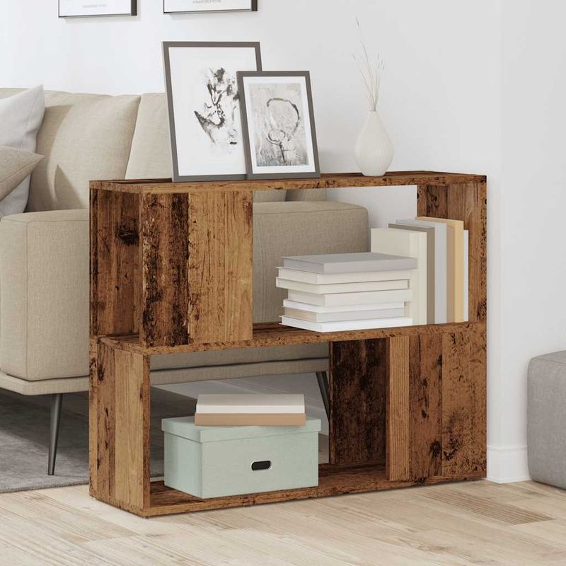Casa si Gradina - Mobilier - Comode si corpuri - Comode - Dulap cu carti/Separator de camera Lemn vechi 80x24x63 cm - Infinity.ro