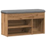 Casa si Gradina - Mobilier - Canapele si coltare - Banchete - Bancheta pantofar stejar artizanal 82x32x45,5 cm lemn prelucrat - Infinity.ro