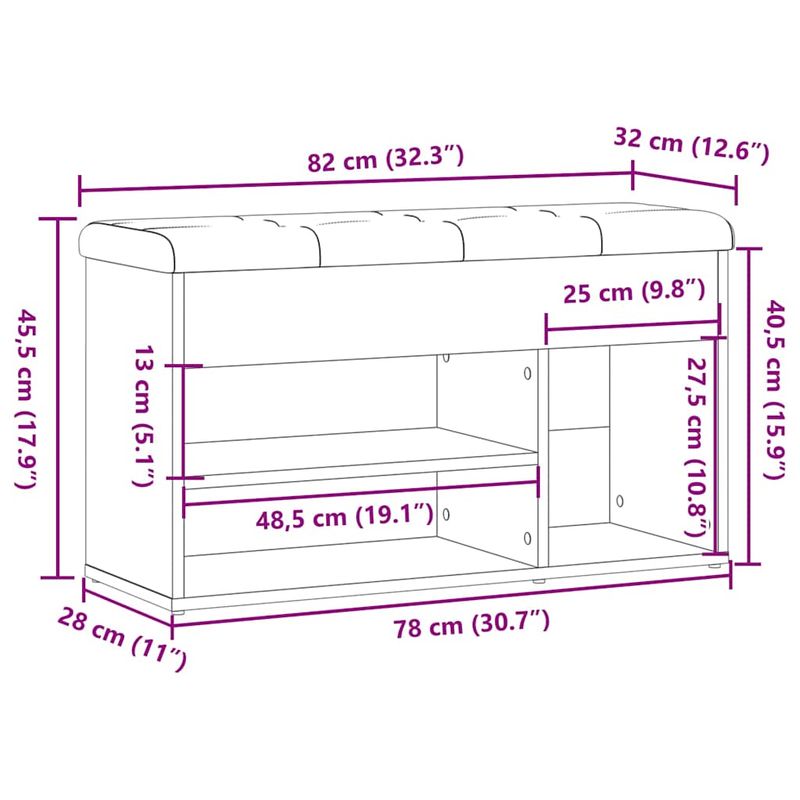 Casa si Gradina - Mobilier - Canapele si coltare - Banchete - Bancheta pantofar stejar artizanal 82x32x45,5 cm lemn prelucrat - Infinity.ro