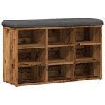 Casa si Gradina - Mobilier - Canapele si coltare - Banchete - Bancheta pantofar, lemn vechi, 82x32x50 cm, lemn prelucrat - Infinity.ro