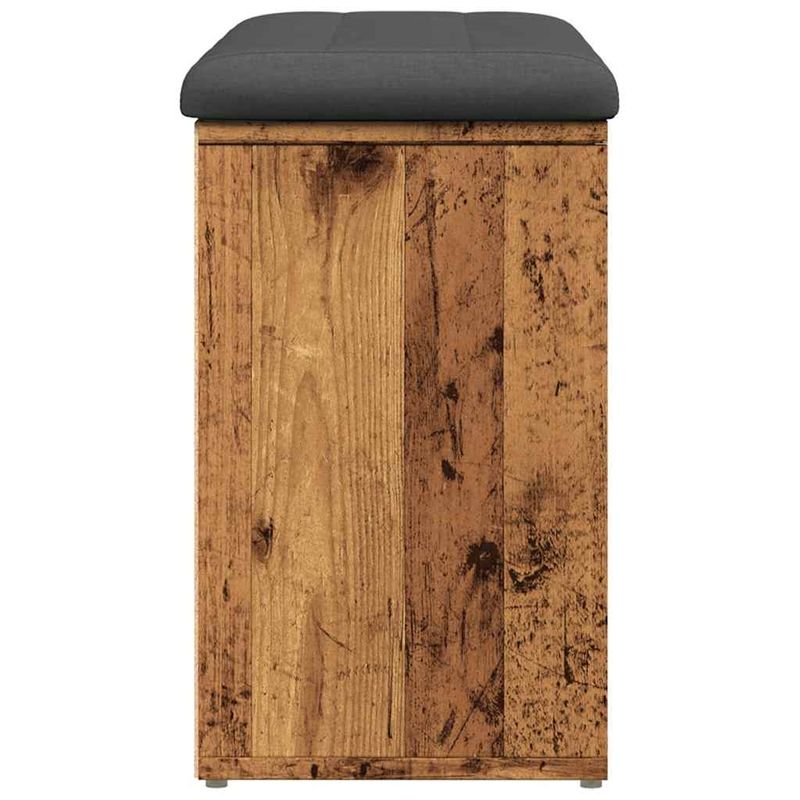 Casa si Gradina - Mobilier - Canapele si coltare - Banchete - Bancheta pantofar, lemn vechi, 82x32x50 cm, lemn prelucrat - Infinity.ro