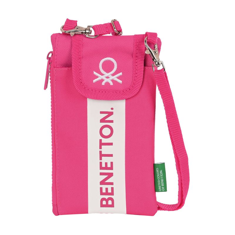 Fashion, accesorii si bijuterii - Copii - Accesorii copii - Genti si rucsacuri copii - Portofel Benetton Raspberry Husa pentru Mobil Fucsia - Infinity.ro