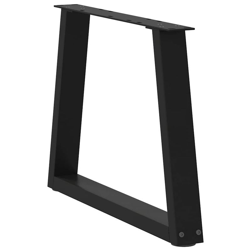 Casa si Gradina - Mobilier - Feronerie si accesorii mobila - Picioare pentru masa in forma de V 2 buc Negru Otel - Infinity.ro