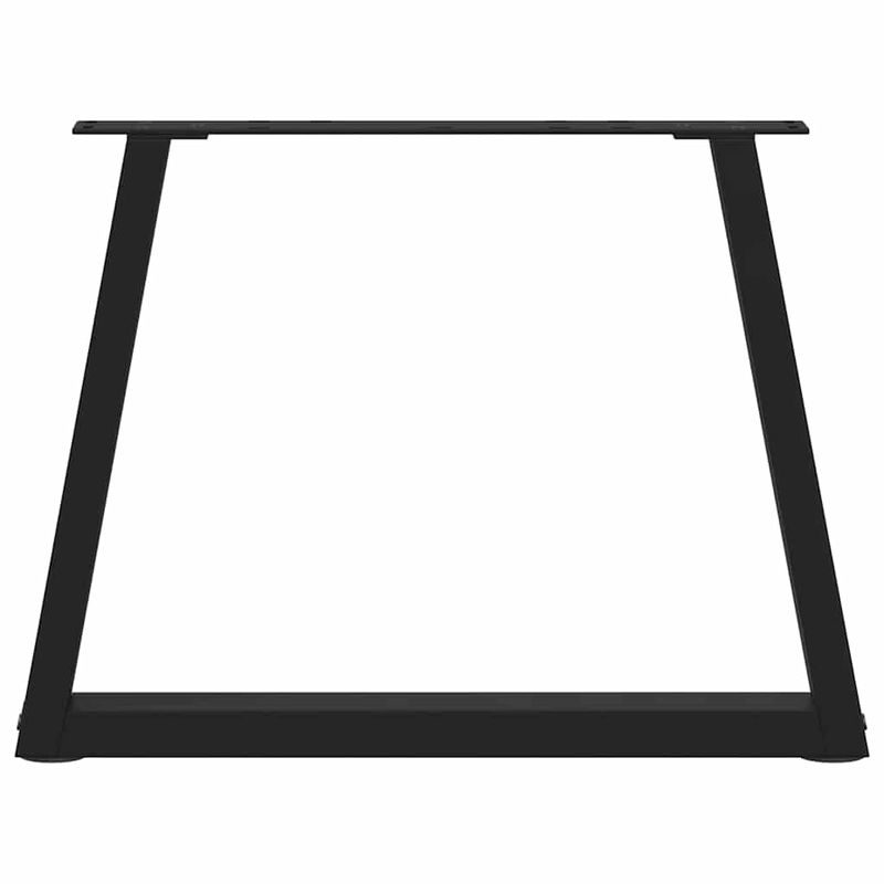 Casa si Gradina - Mobilier - Feronerie si accesorii mobila - Picioare pentru masa in forma de V 2 buc Negru Otel - Infinity.ro