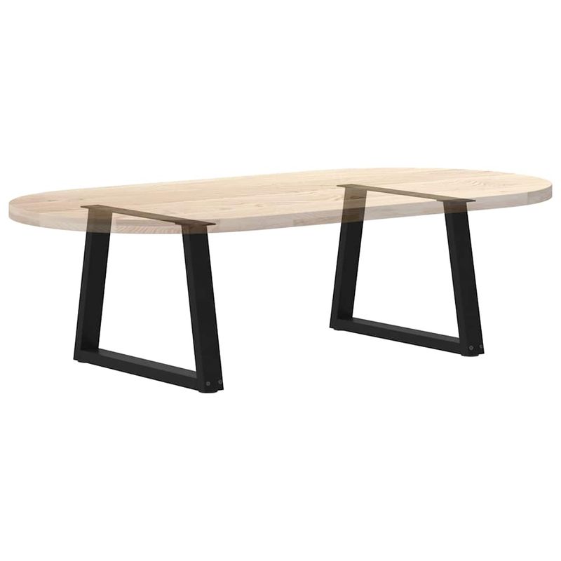 Casa si Gradina - Mobilier - Feronerie si accesorii mobila - Picioare pentru masa in forma de V 2 buc Negru Otel - Infinity.ro
