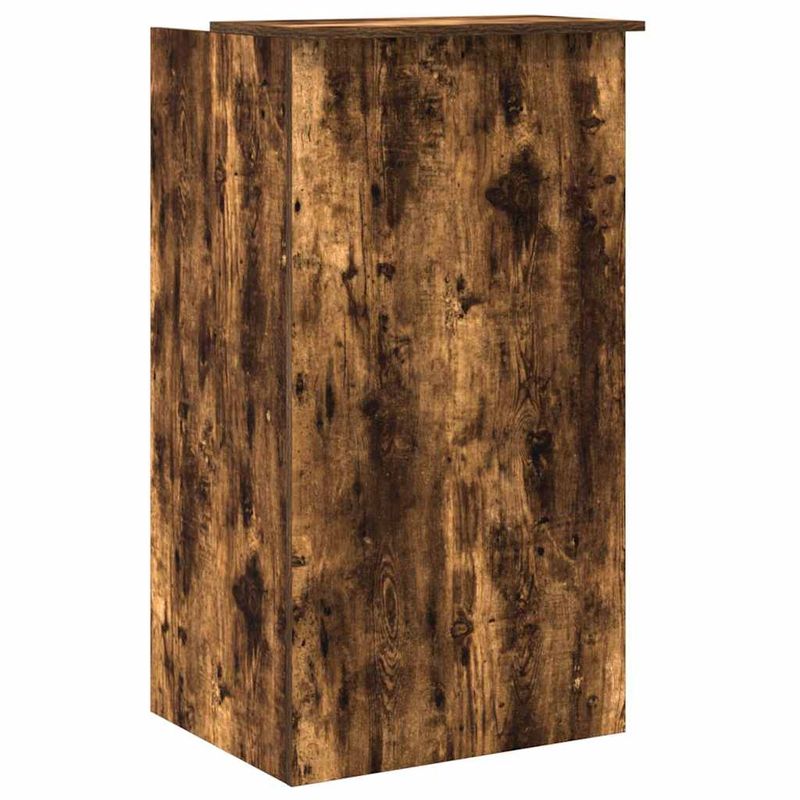 Casa si Gradina - Mobilier - Mese si birouri - Birouri - Birou de receptie stejar afumat 55x50x103,5 cm lemn prelucrat - Infinity.ro