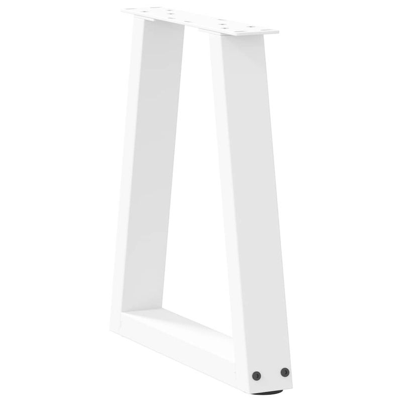 Casa si Gradina - Mobilier - Feronerie si accesorii mobila - Picioare pentru masa in forma de V 2 buc alb otel - Infinity.ro