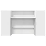 Casa si Gradina - Mobilier - Mese si birouri - Birouri - Birou de receptie alb 180x50x103,5 cm din lemn prelucrat - Infinity.ro