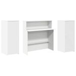 Casa si Gradina - Mobilier - Mese si birouri - Birouri - Birou de receptie alb 180x50x103,5 cm din lemn prelucrat - Infinity.ro