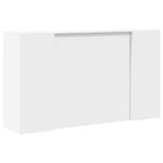 Casa si Gradina - Mobilier - Mese si birouri - Birouri - Birou de receptie alb 180x50x103,5 cm din lemn prelucrat - Infinity.ro