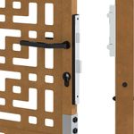 Casa si Gradina - Constructii - Usi interior, exterior si garaj - Usi garaj - Poarta de gradina Design cruce din otel rezistent la intemperii, mărime 105x205 cm - Infinity.ro