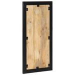 Casa si Gradina - Mobilier - Organizare si depozitare - Cuiere - Cuier pentru haine, 40x2x80 cm, lemn masiv de mango brut - Infinity.ro