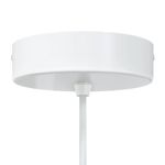 Casa si Gradina - Corpuri si surse de iluminat - Veioze si lampi - Lampi de veghe - Lampi de suspendare 2 buc E27, alb, reglabil in inaltime, metal - Infinity.ro