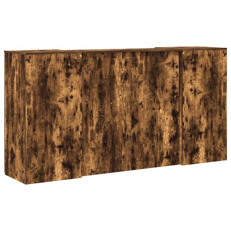 Casa si Gradina - Mobilier - Mese si birouri - Birouri - Birou de receptie stejar afumat 200x50x103,5 cm lemn prelucrat - Infinity.ro