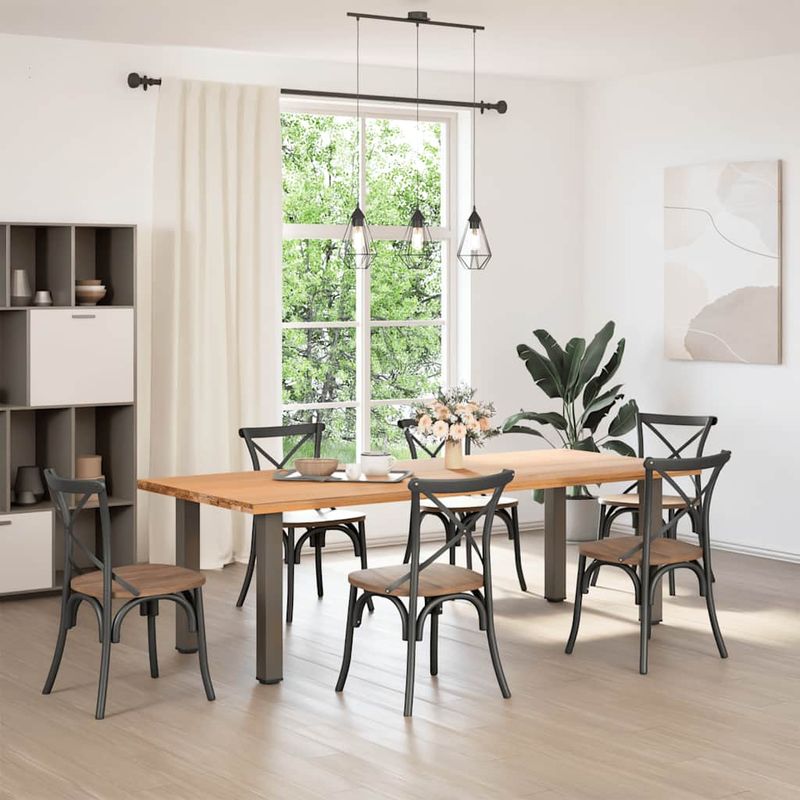 Casa si Gradina - Mobilier - Feronerie si accesorii mobila - Picioare masuta de cafea 4 buc Otel natural 72-74 cm Otel, mărime 72-74 cm (80 mm) - Infinity.ro