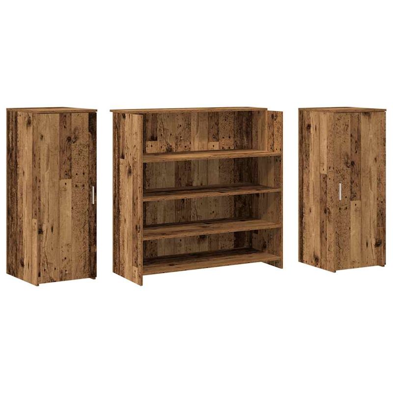 Casa si Gradina - Mobilier - Mese si birouri - Birouri - Birou de receptie Lemn vechi 180x50x103,5 cm Lemn prelucrat - Infinity.ro