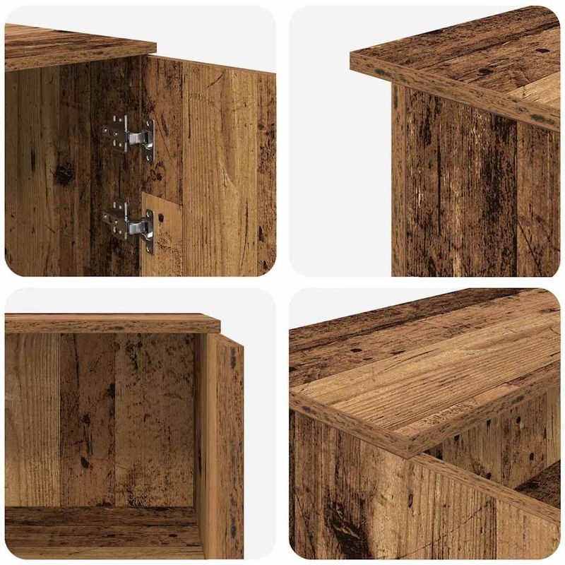 Casa si Gradina - Mobilier - Mese si birouri - Birouri - Birou de receptie Lemn vechi 180x50x103,5 cm Lemn prelucrat - Infinity.ro