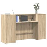 Casa si Gradina - Mobilier - Mese si birouri - Birouri - Birou de receptie Stejar Sonoma 180x50x103,5 cm Lemn prelucrat - Infinity.ro