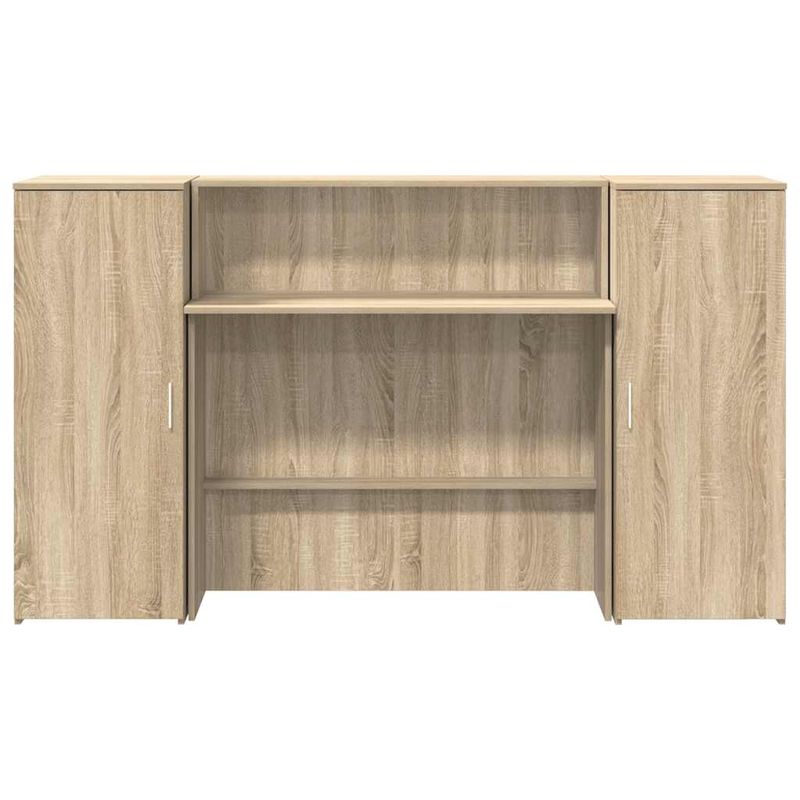 Casa si Gradina - Mobilier - Mese si birouri - Birouri - Birou de receptie Stejar Sonoma 180x50x103,5 cm Lemn prelucrat - Infinity.ro