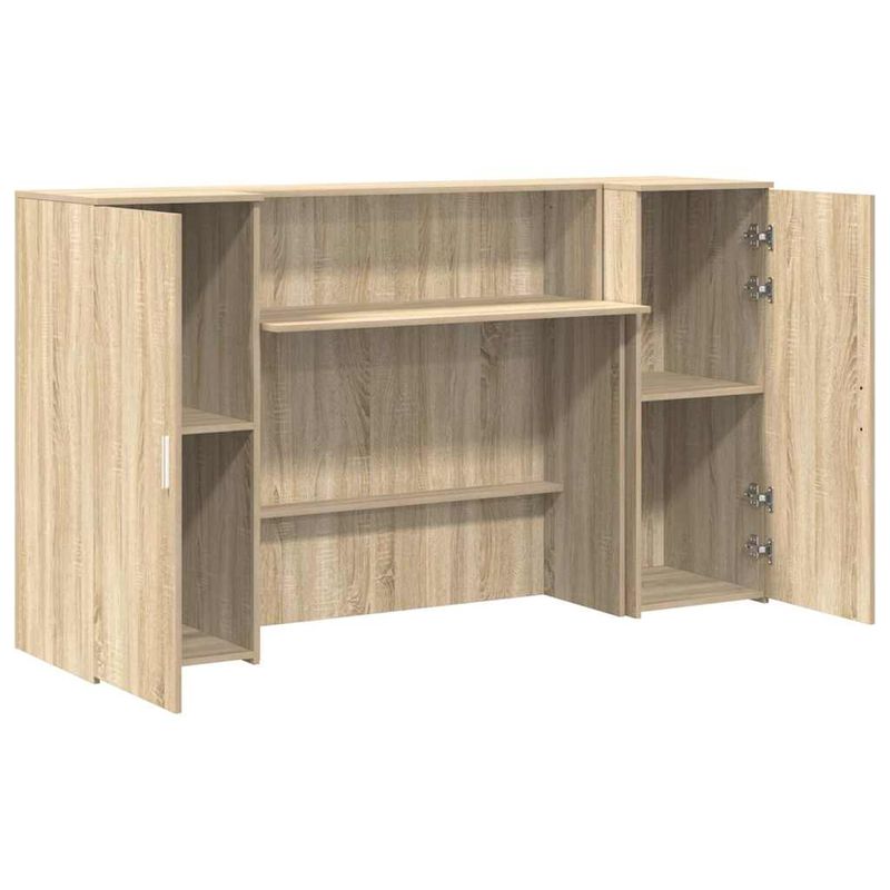 Casa si Gradina - Mobilier - Mese si birouri - Birouri - Birou de receptie Stejar Sonoma 180x50x103,5 cm Lemn prelucrat - Infinity.ro