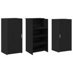 Casa si Gradina - Mobilier - Mese si birouri - Birouri - Birou de receptie Stejar negru 155x50x103,5 cm Lemn prelucrat - Infinity.ro