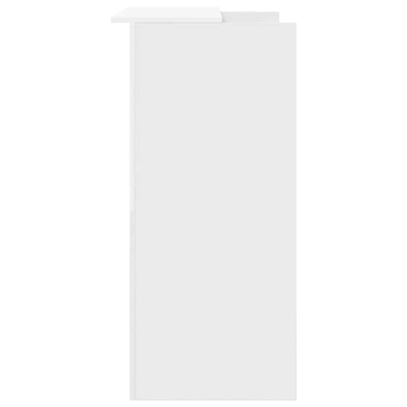 Casa si Gradina - Mobilier - Mese si birouri - Birouri - Birou de receptie alb 100x50x103,5 cm din lemn prelucrat - Infinity.ro