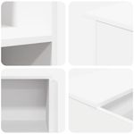 Casa si Gradina - Mobilier - Mese si birouri - Birouri - Birou de receptie alb 100x50x103,5 cm din lemn prelucrat - Infinity.ro