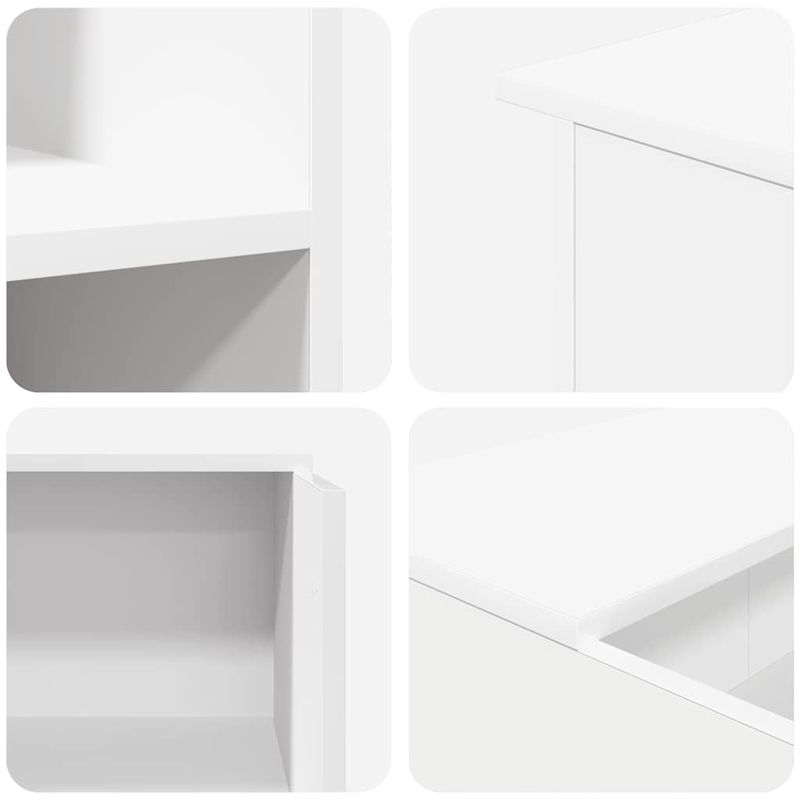 Casa si Gradina - Mobilier - Mese si birouri - Birouri - Birou de receptie alb 100x50x103,5 cm din lemn prelucrat - Infinity.ro