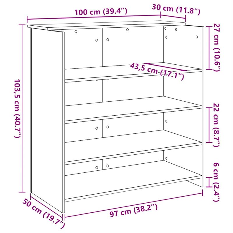 Casa si Gradina - Mobilier - Mese si birouri - Birouri - Birou de receptie alb 100x50x103,5 cm din lemn prelucrat - Infinity.ro