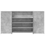 Casa si Gradina - Mobilier - Mese si birouri - Birouri - Birou de receptie Gri beton 200x50x103,5 cm Lemn prelucrat - Infinity.ro
