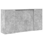 Casa si Gradina - Mobilier - Mese si birouri - Birouri - Birou de receptie Gri beton 200x50x103,5 cm Lemn prelucrat - Infinity.ro