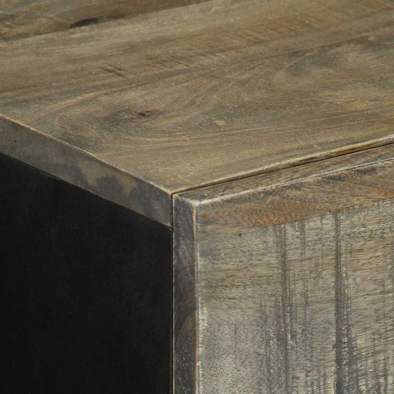 Casa si Gradina - Mobilier - Dulapuri si sifoniere - Dulapuri - Bufeta gri deschis 60x33,5x75 cm lemn masiv de mango - Infinity.ro